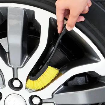 המכונית הצמיג גלגל רכזת מברשות ניקוי רכב גלגלים המפרט מנקה ללא תלוש להתמודד עם ניקוי חישוקי שפיצים בגלגל בר